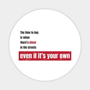 Success Mindset for Investors: Investor Inspiration Quote Magnet